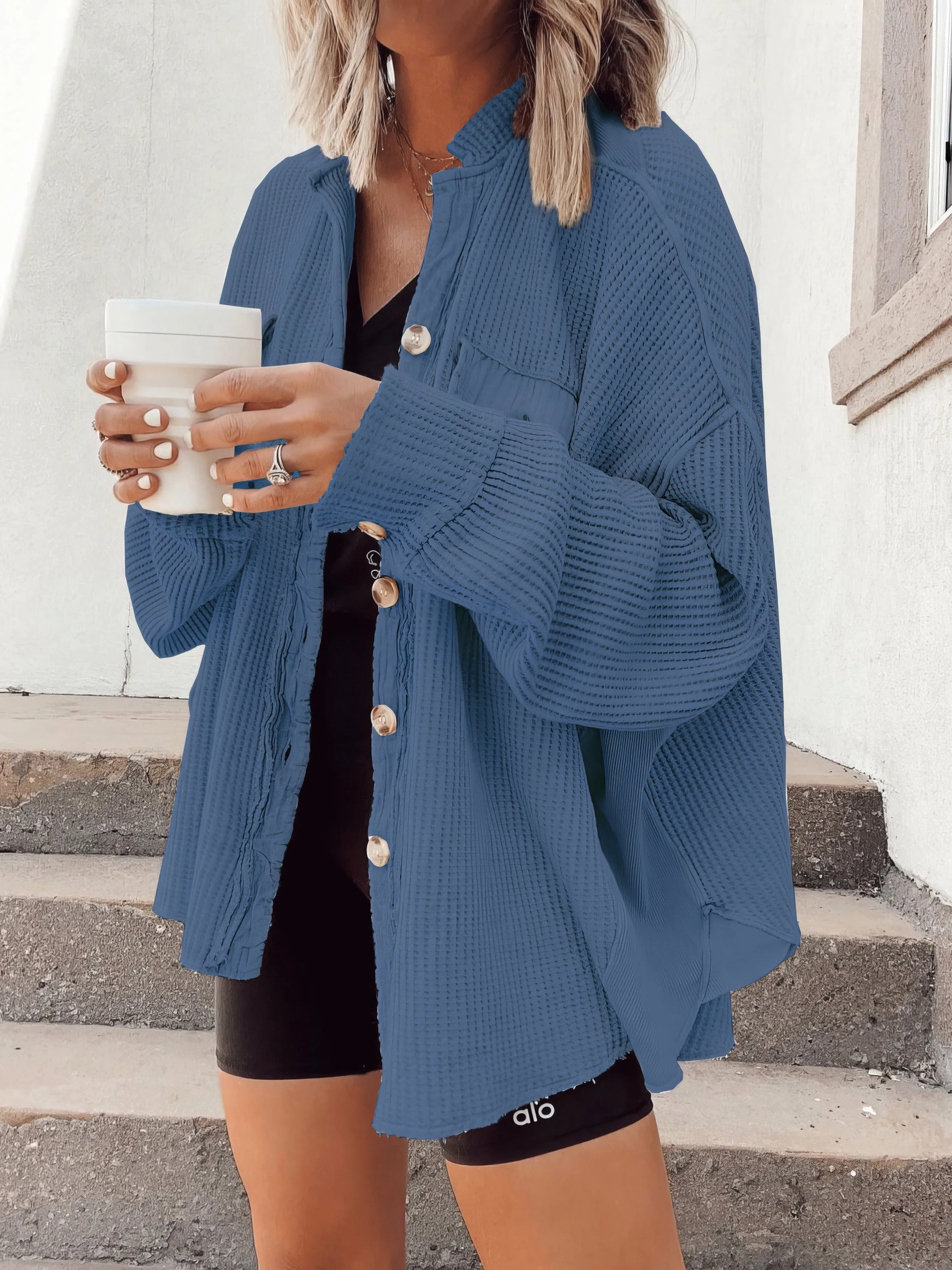 Black Long Knit Cardigan