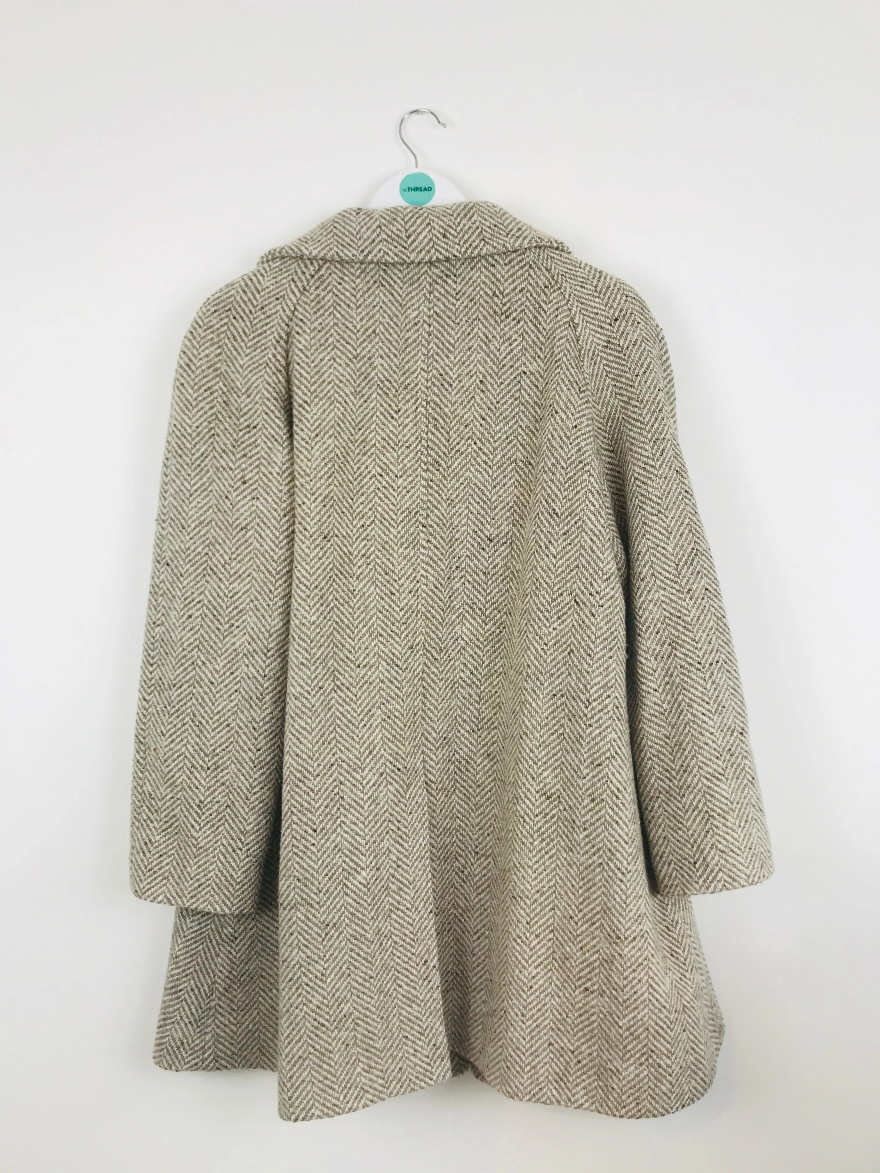 Cotswold Collections Womens Wool Blend Overcoat | UK14 | Brown