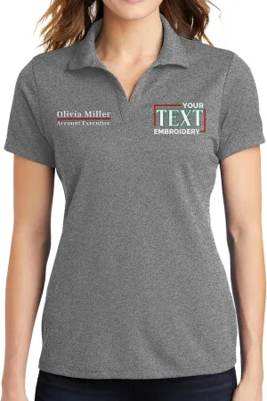 Custom Embroidered Polo Shirts for Women Personalized Embroidery Add Your Text Name