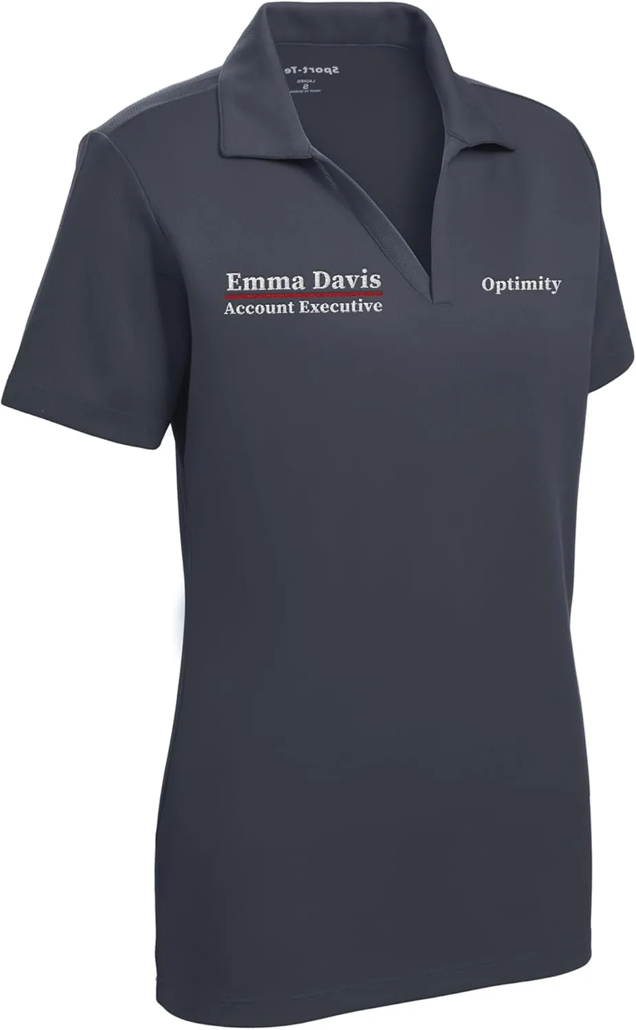 Custom Embroidered Polo Shirts for Women Personalized Embroidery Add Your Text Name