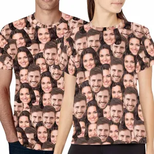 Custom T Shirts Add Your Own Custom Photo Text Name Personalized Shirt Men Boyfriend Face Printed Gifts Customized-8 Sizes