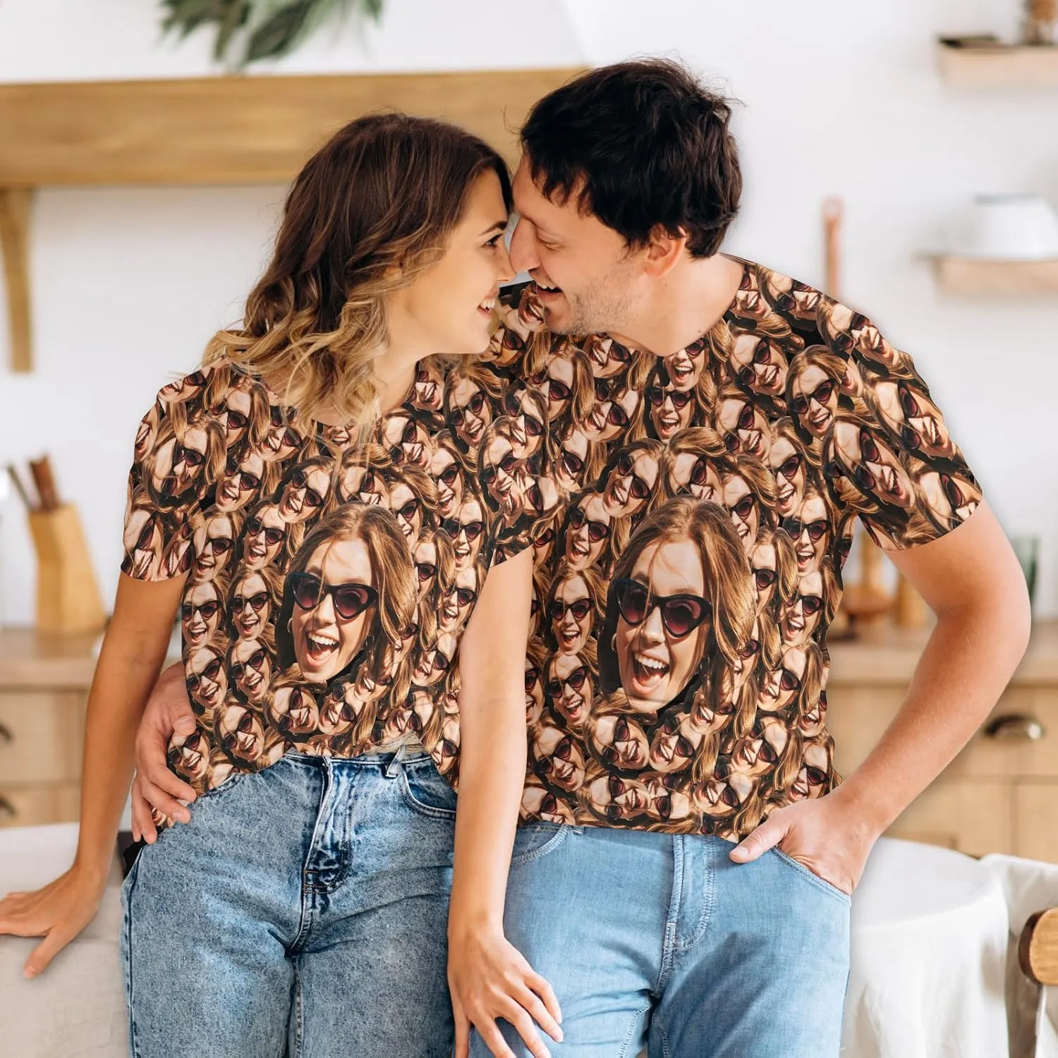Custom T Shirts Add Your Own Custom Photo Text Name Personalized Shirt Men Boyfriend Face Printed Gifts Customized-8 Sizes