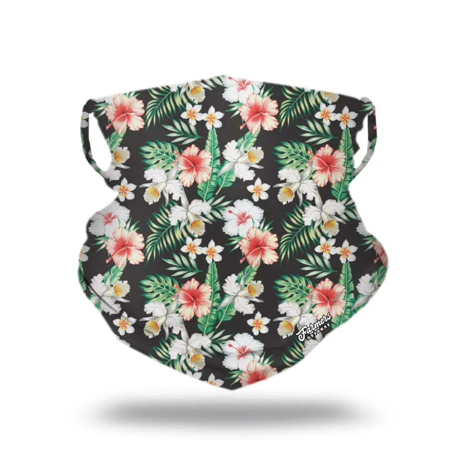 Farmers Neck Gaiter- Tropical Flower FINAL SALE