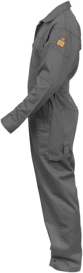 Flame Resistant FR Coverall - 88% C / 12% Nylon - 7oz