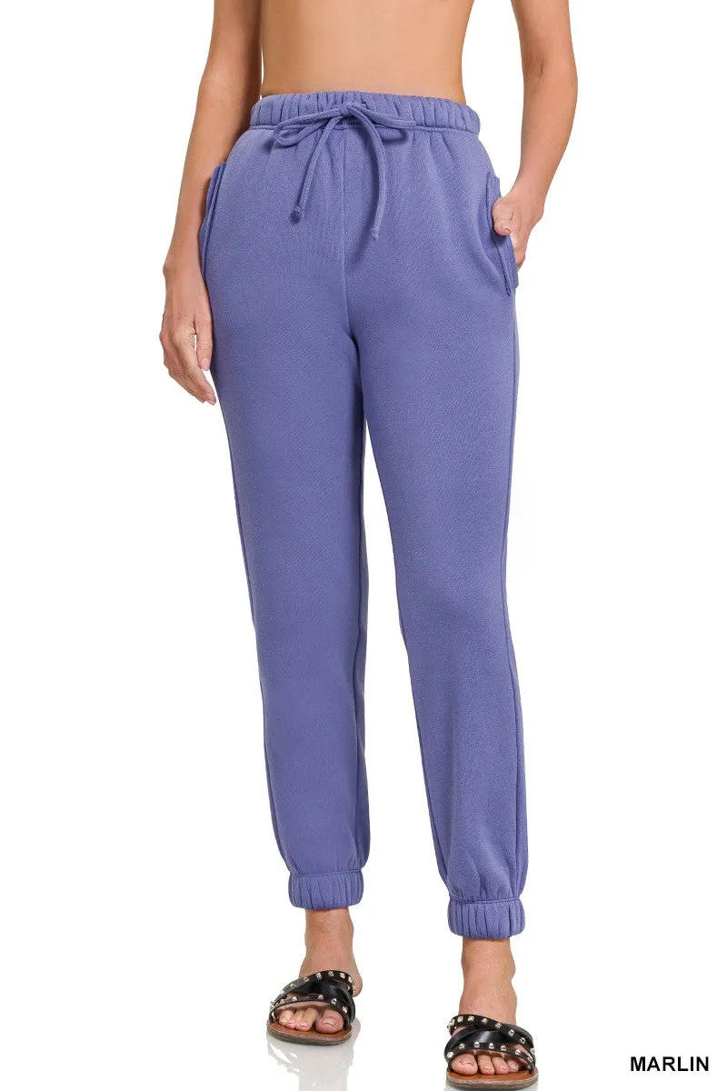 Fleece Joggers w/ Pocket*