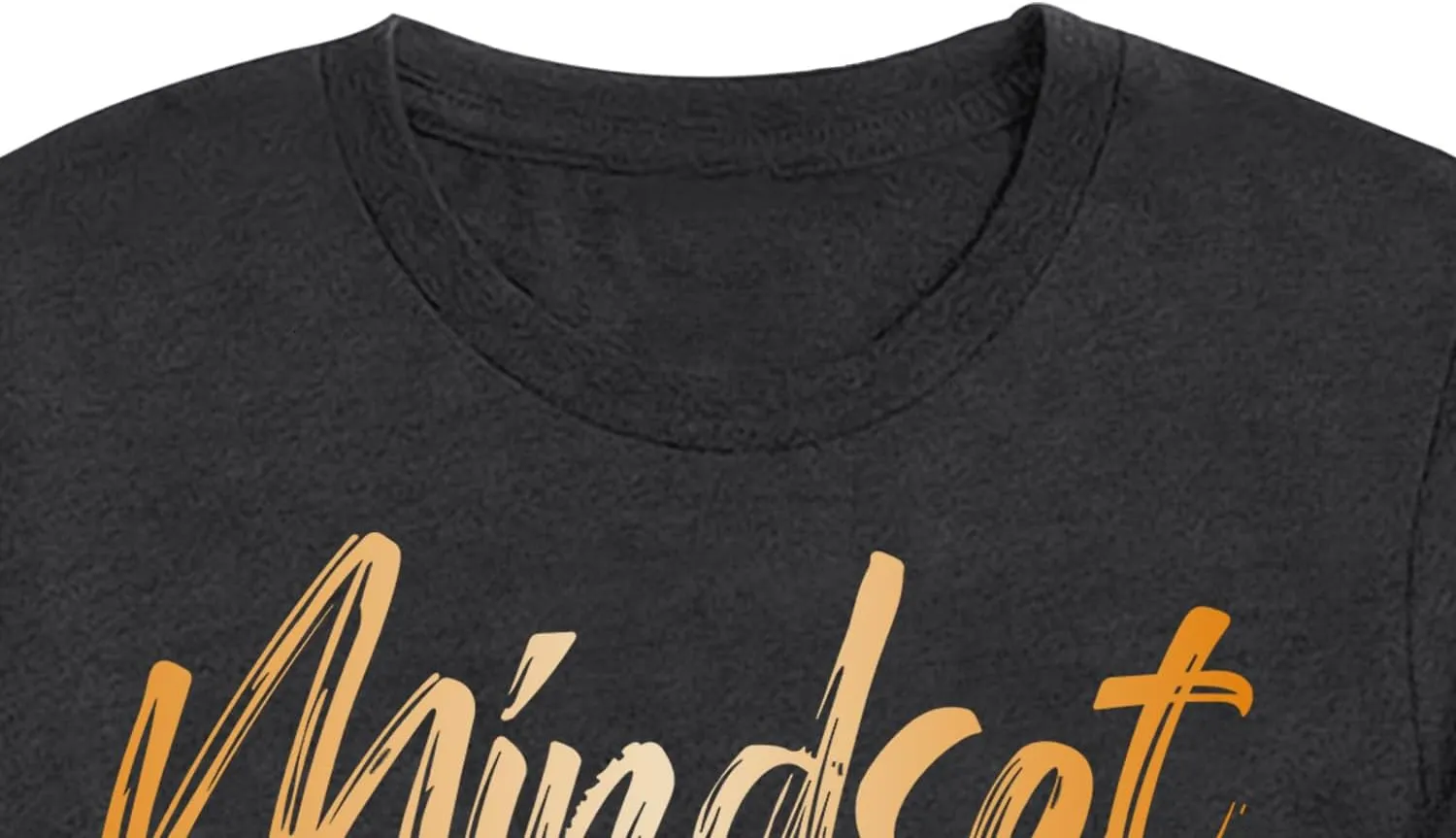 MAIHUN Inspirational Shirt for Women Mindset is Everything Tshirt Positive Kindness Short Sleeve