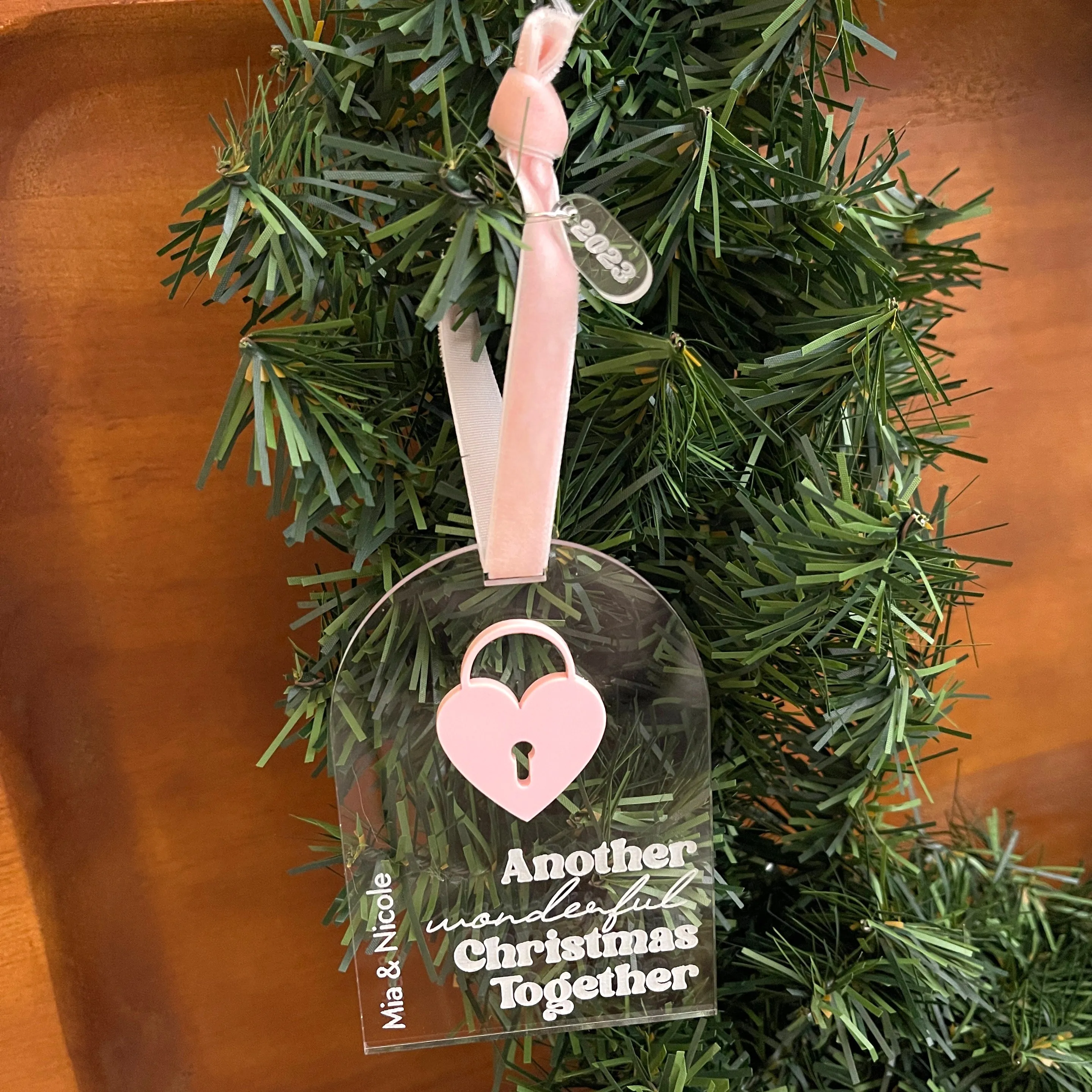 Personalized Christmas Together Subtle Dom/sub Ornament