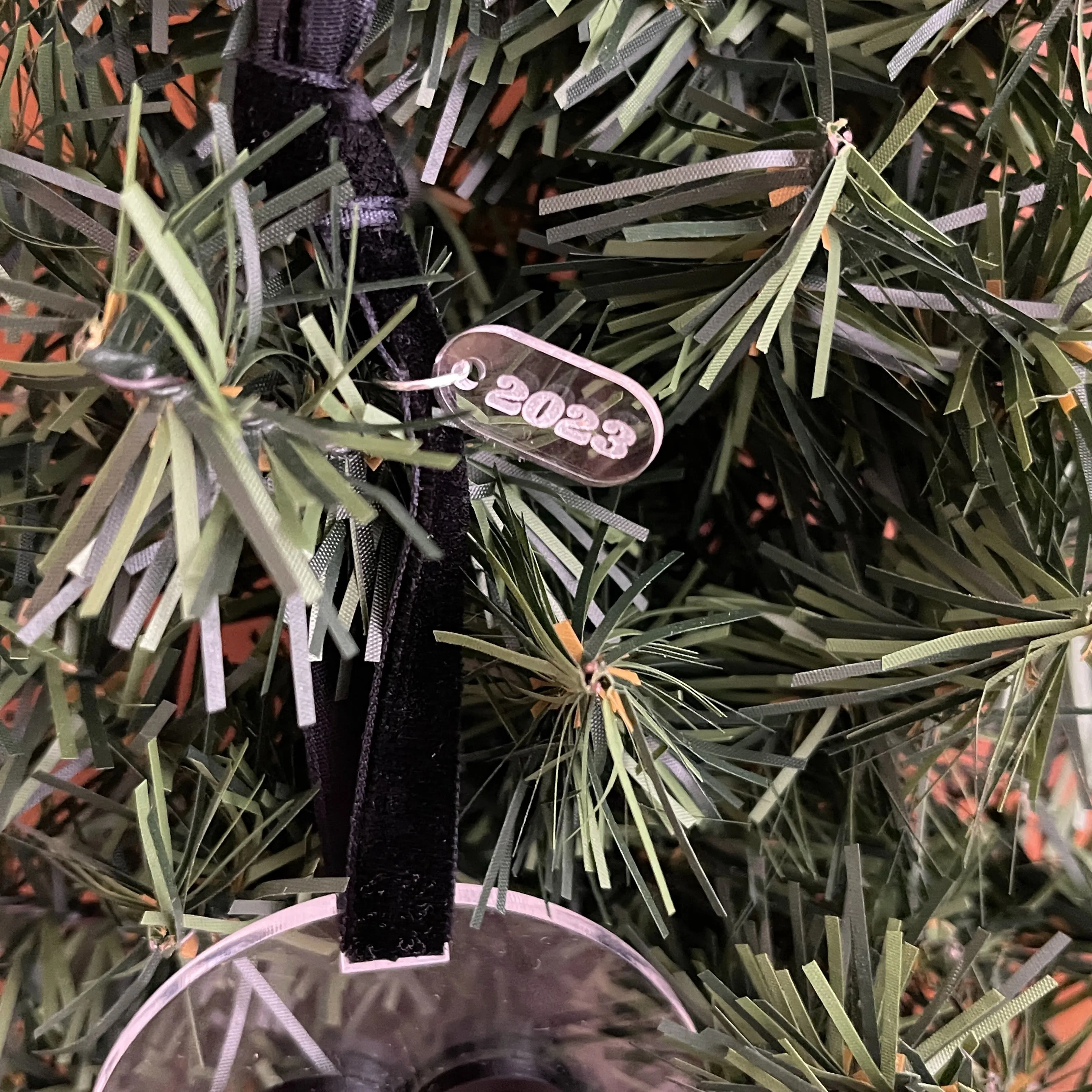Personalized Our First Christmas Subtle Polyamory Ornament