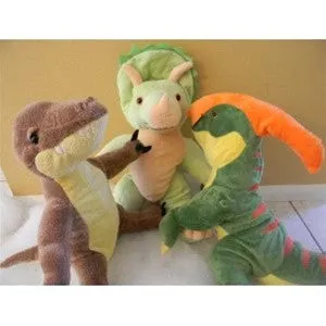 Stuff A Dino (like Build A Bear) Kit - set of 3 15" Dinosaurs