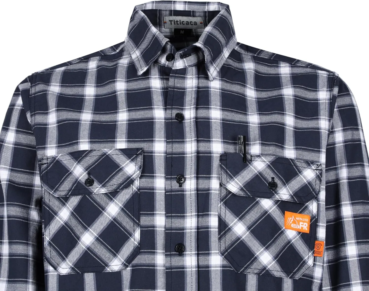 Titicaca FR Shirts Flame Resistant Men's Cotton 6.5oz Lightweight Uniform Welding Shirt