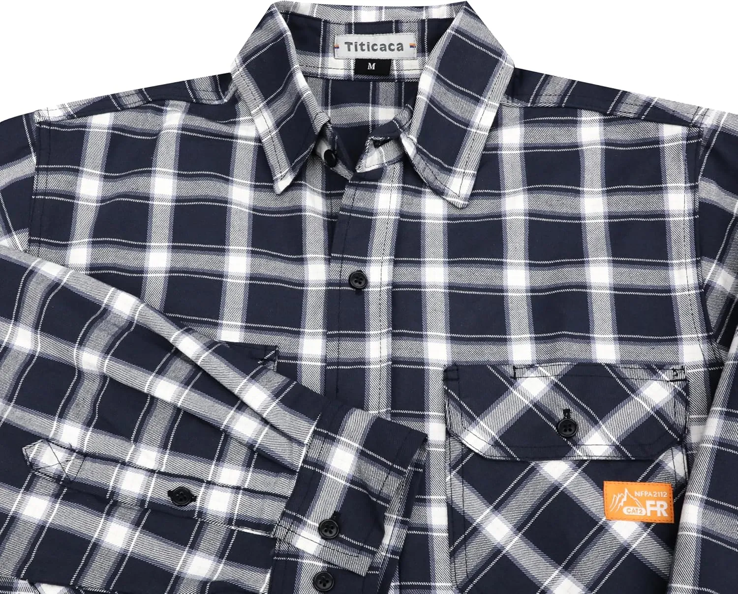 Titicaca FR Shirts Flame Resistant Men's Cotton 6.5oz Lightweight Uniform Welding Shirt