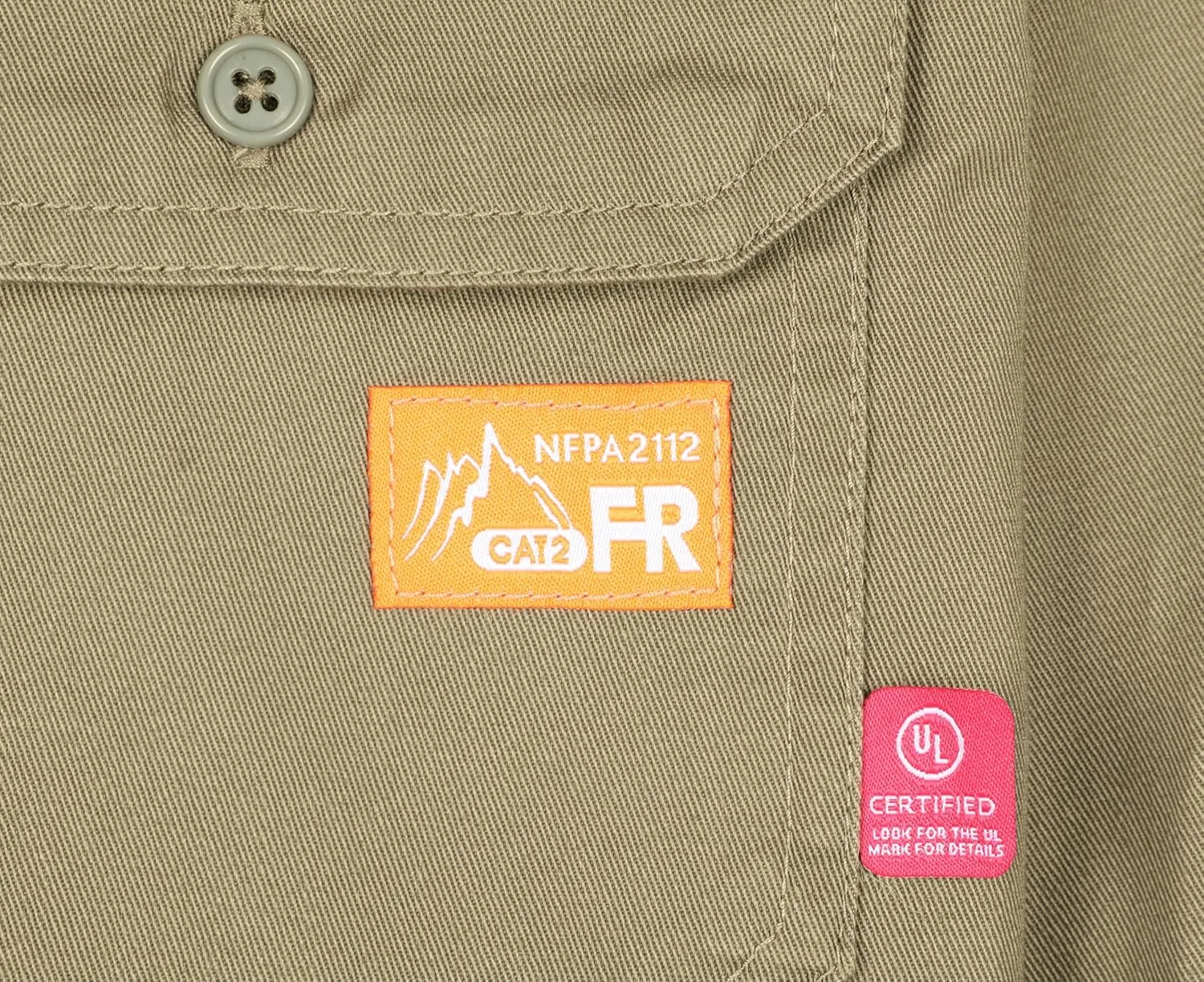 Titicaca FR Shirts Flame Resistant Men's Cotton 6.5oz Lightweight Uniform Welding Shirt